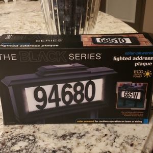 Accents - NEW Solar Lighted Address Plaque Accents - NEW Solar Lighted Address Plaque